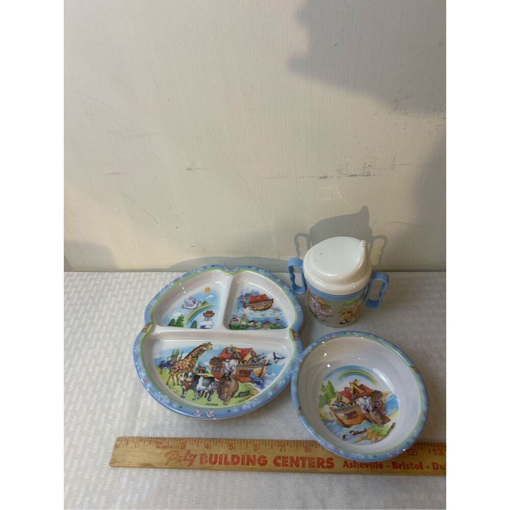 Peco Noah’s ark toddler‎ feeding set 5 pieces